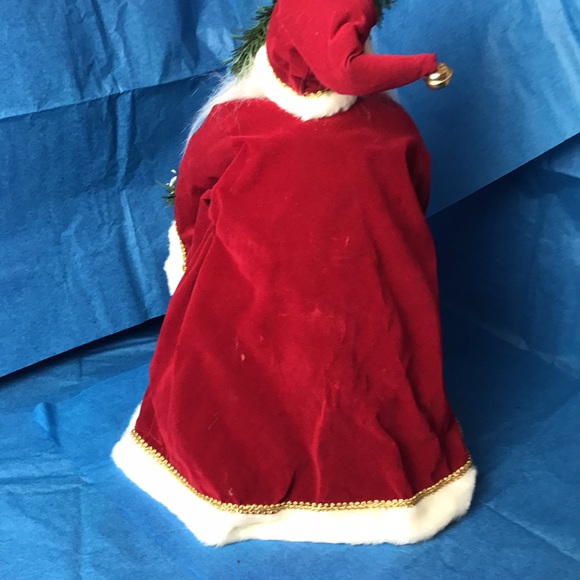 Vintage handmade Santa tree topper - Picture 5 of 11